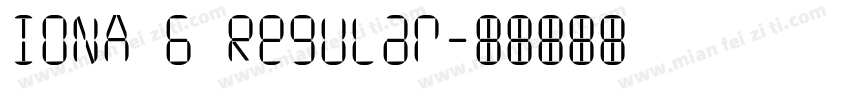 IONA 6 Regular字体转换